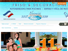 Tablet Screenshot of frisos-piscina.com